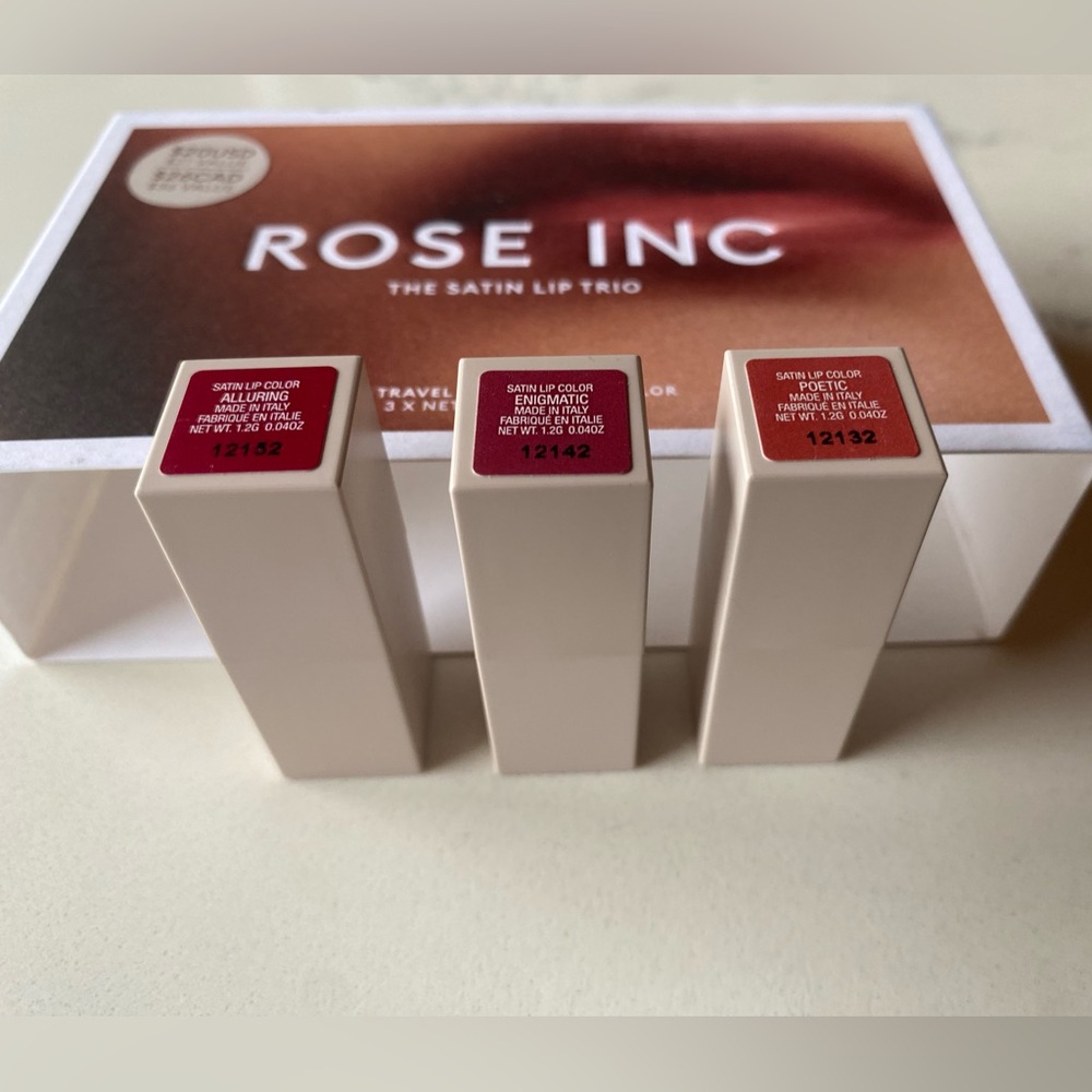 Rose Inc THE SATIN LIP TRIO